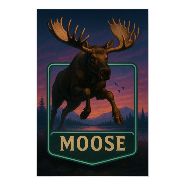 Elchposter Poster (Vorderseite)