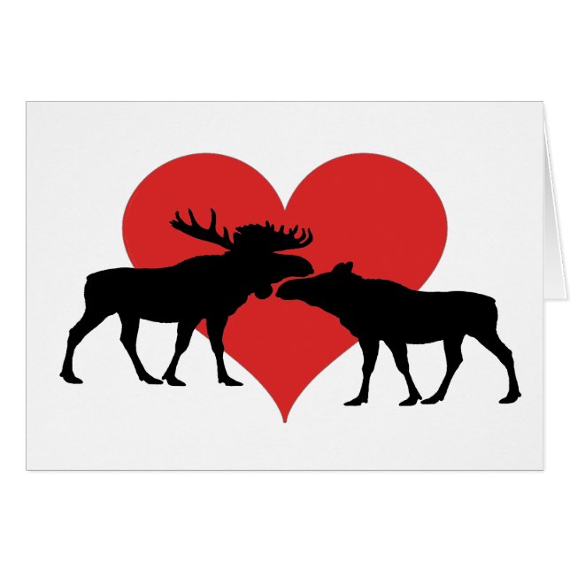 Elchstier und -kuh (Vorderseite (Horizontal))