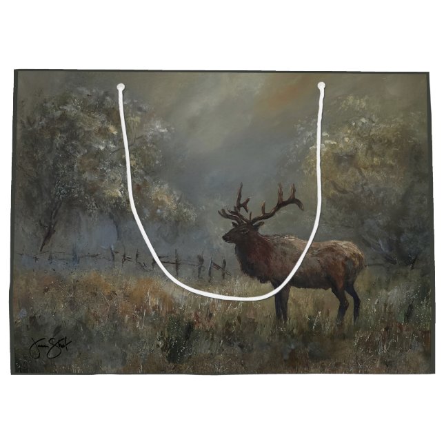 Elchwiese Große Geschenktüte (Rückseite)