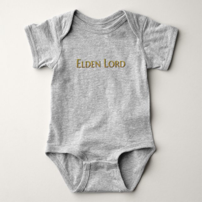 Elden Ring Babykarodysuit, Elden Lord Baby Bekleid Baby Strampler (Vorderseite)