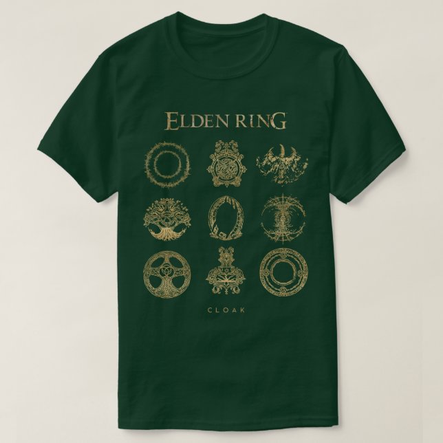 Elden Ring Gold Magic Symbol T-Shirt (Design vorne)