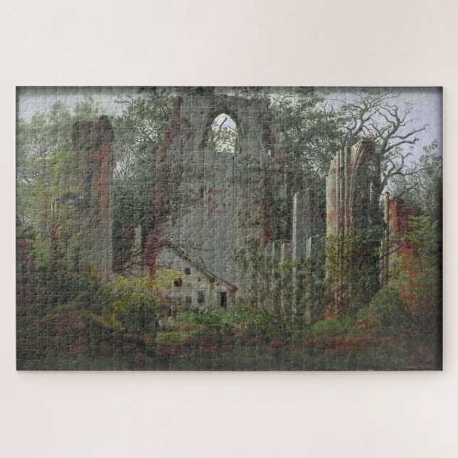 Eldena (1824) - Caspar David Friedrich Puzzle (Horizontal)