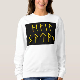Elder Futhark Hail Satan Sweatshirt