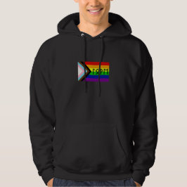 Elder Futhark Liebe Progressive Stolperflagge Hoodie