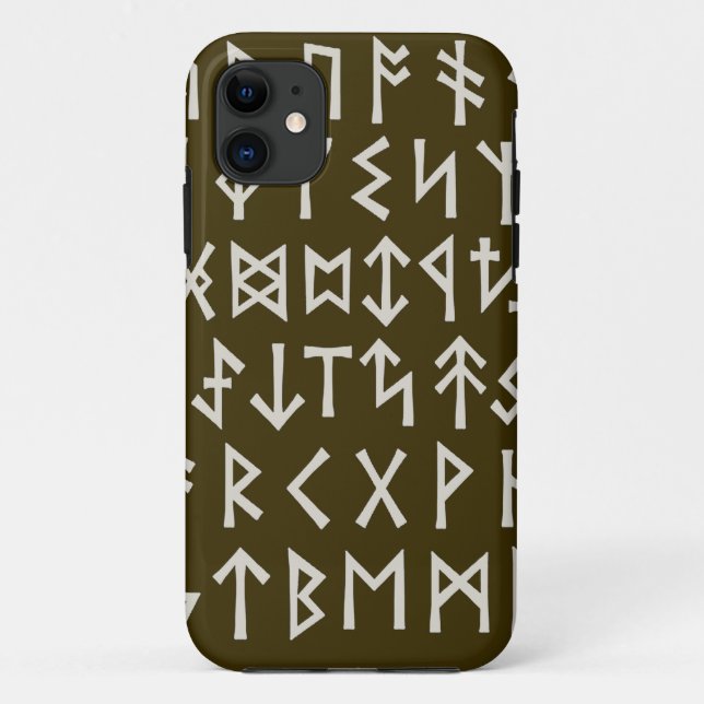 Elder Futhark Runes Case-Mate iPhone Hülle (Rückseite)
