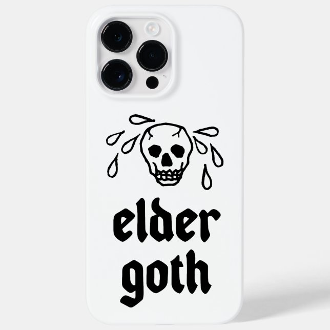 Elder Goth Case-Mate iPhone Hülle (Rückseite)