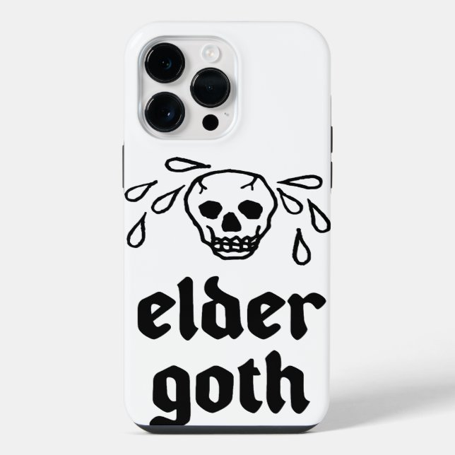 Elder Goth iPhone Hülle (Rückseite)