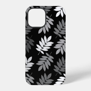 Elder Leaf Lg Muster Schwarz Weiß Grau iPhone 12 Pro Hülle