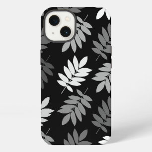 Elder Leaf Lg Muster Schwarz Weiß Grau iPhone 13 Hülle