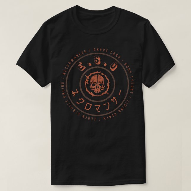 Elder Scrolls Online Necromancer T-Shirt (Design vorne)