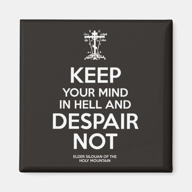 Elder Silouan Magnet (Vorne)