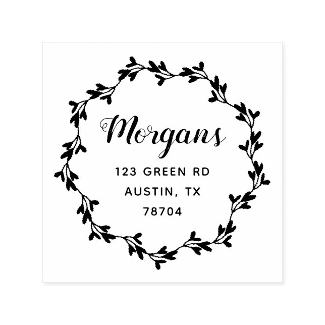 Elderflower Elegante Briefmarke Permastempel (Design)