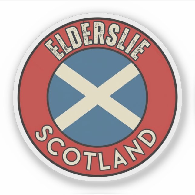 Elderslie, Schottland Aufkleber (Vorderseite)