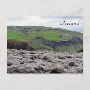 Eldhraun Lavafeld - Südisland Postkarte