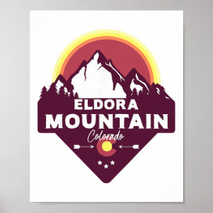 Eldora Berg Colorado Co Rocky Mountains Wandern Poster