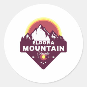 Eldora Berg Colorado Co Rocky Mountains Wandern Runder Aufkleber