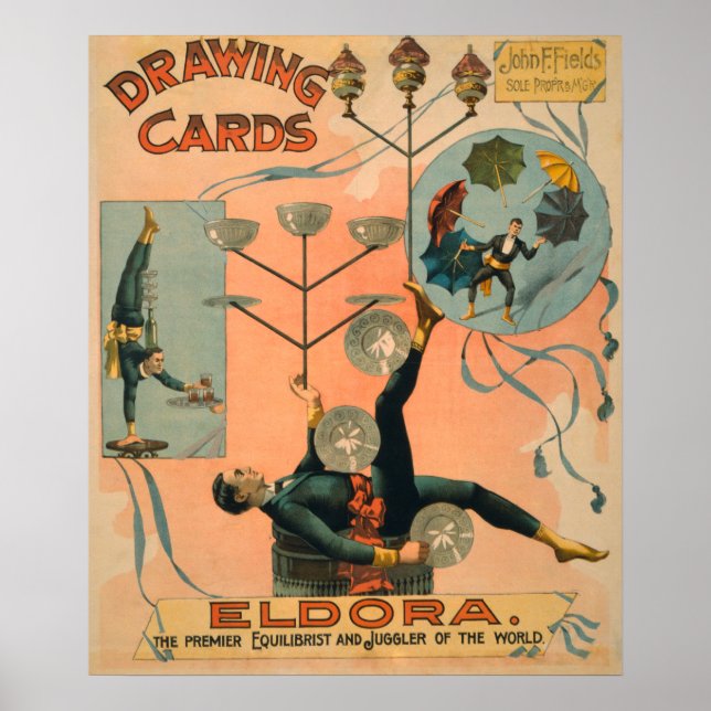Eldora, Premier Equilibrist und Juggler Poster (Vorne)