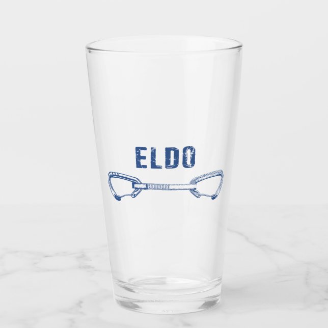 Eldorado Canyon Klettern Quickziehung Glas (Vorderseite)