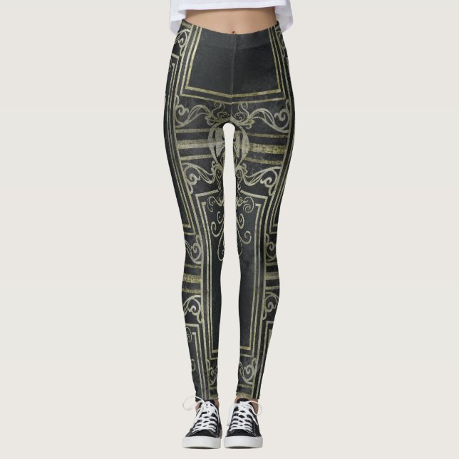 Eldrich-Leggings gepflegte Symmetrika Leggings (Vorderseite)