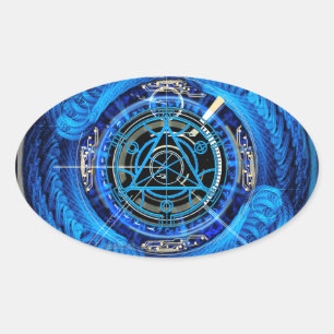 Eldritch Esoteric Ovaler Aufkleber
