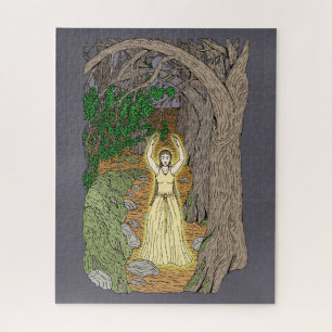 Eldritch Herrin (Feenfrau im Wald) Puzzle