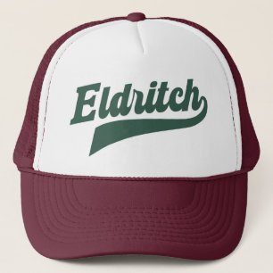 Eldritch League Script - Vintag Lovecraftian Truckerkappe