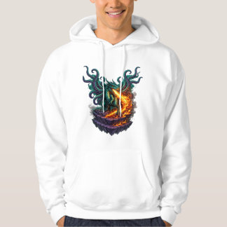 Eldritch-Leeren-Drache – Feueratmender Kraken-Hybr Hoodie