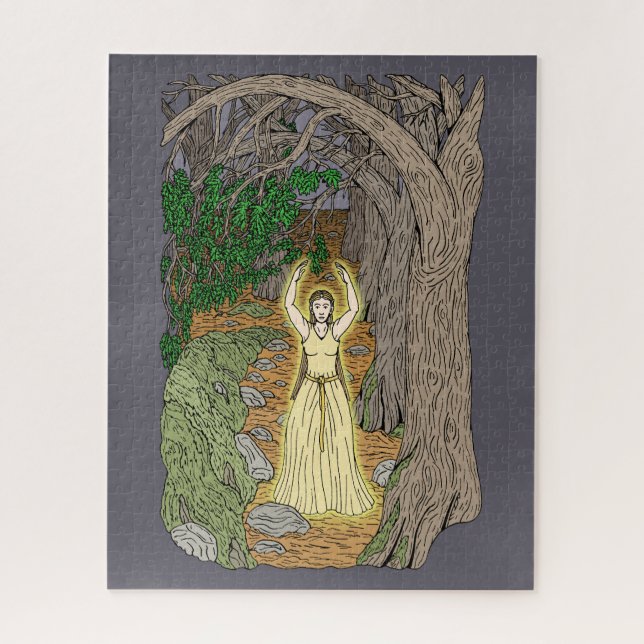 Eldritch Mistress (Fairy Lady in Woods) Puzzle (Vertikal)