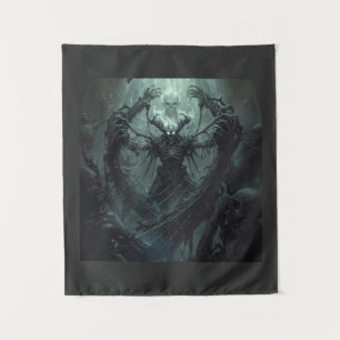 Eldritch-Nekromant Lord Dark Fantasy Art Wandteppich