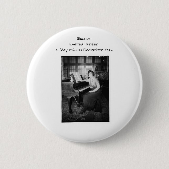 Eleanor Everest Freer Button (Vorderseite)