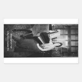 Eleanor Everest Freer Rechteckiger Aufkleber