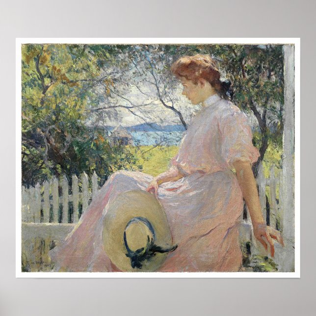Eleanor, Frank Weston Benson Poster (Vorne)