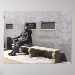 Eleanor Rigby Statue, Liverpool, UK. Poster