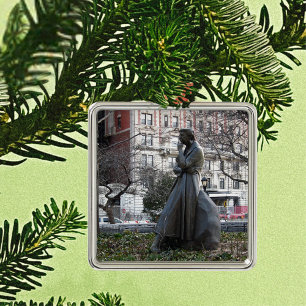 Eleanor-Roosevelt-Denkmal Silbernes Ornament