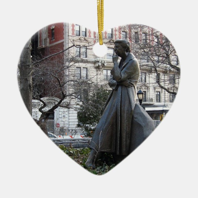 Eleanor Roosevelt Monument Keramikornament (Vorne)