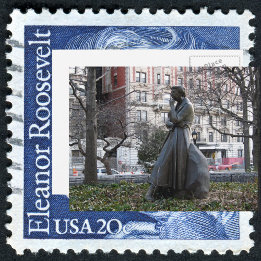 Eleanor Roosevelt Monument Postkarte