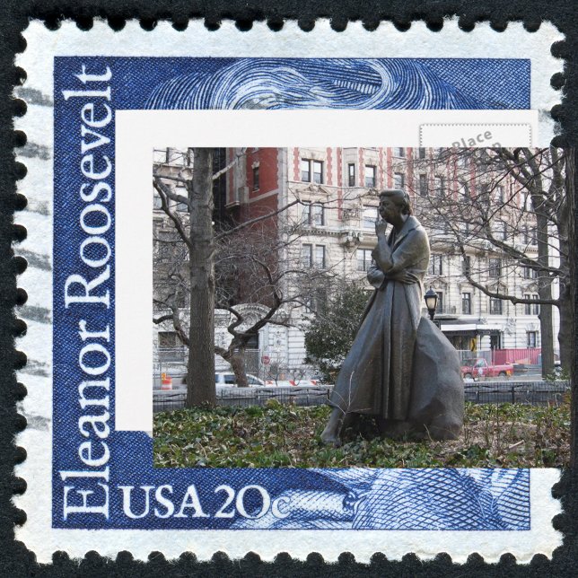 Eleanor Roosevelt Monument Postkarte (Von Creator hochgeladen)