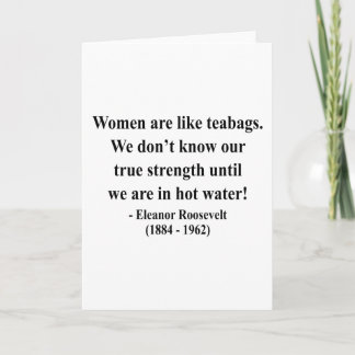 Eleanor Roosevelt Quote 6a Karte