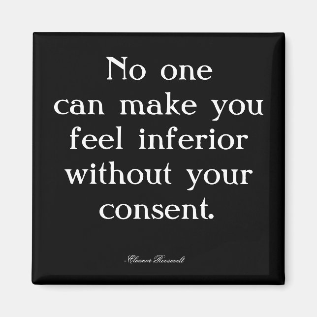 Eleanor Roosevelt Quote Magnet (Vorne)