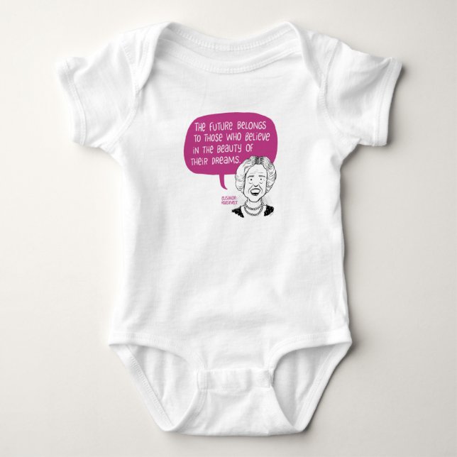 Eleanor Roosevelt Säugling Shirt (Vorderseite)