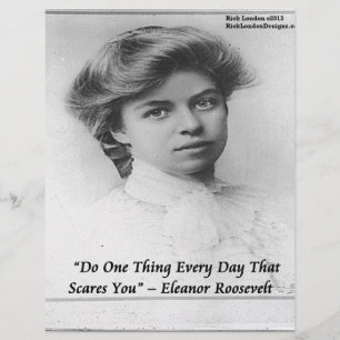 Eleanor Roosevelt "Tu etwas, das dich ängstigt" Zi