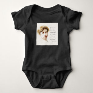 Eleanor Roosevelt & Zitate großer Geister Baby Strampler