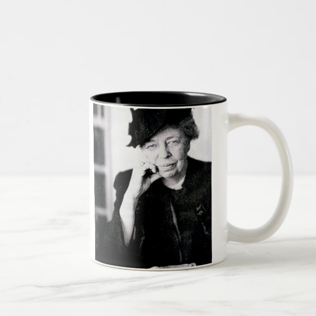 Eleanor Roosevelt Zweifarbige Tasse (Rechts)