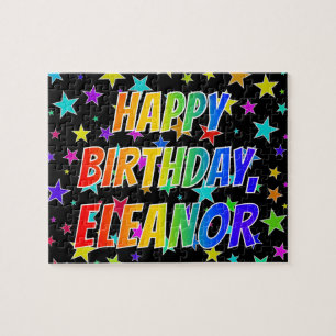 "ELEANOR" Vorname, Spaß "GLÜCKLICHER BIRTHTAG" Puzzle