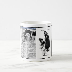 Eleanore deLong die Katzen-Frau von Playa del Rey Tasse