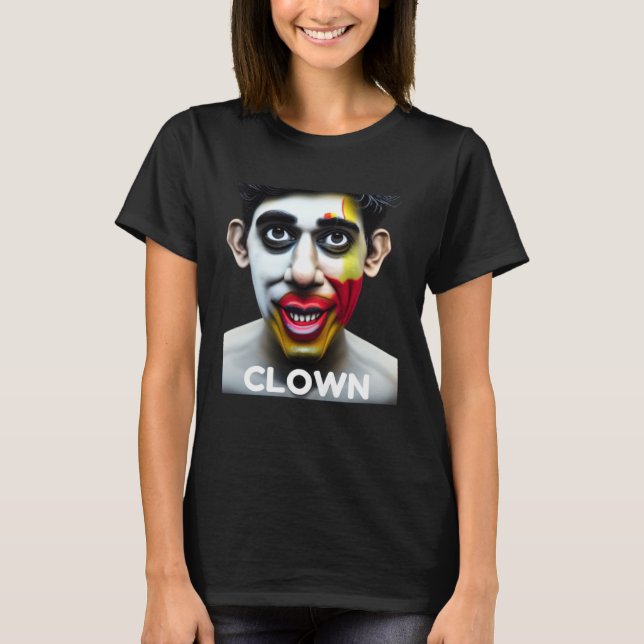 Elect a Clown Anti Tories Party Rishi Sunak Conser T-Shirt (Vorderseite)