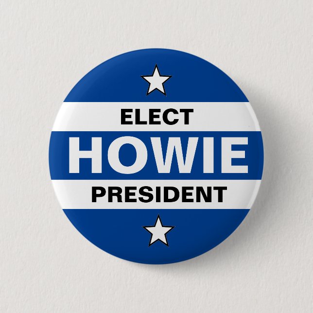 Elect Howie Hawkins Präsident Button (Vorderseite)