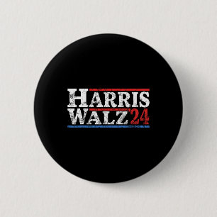 Election Kamala Harris Tim Waltz 2 Button