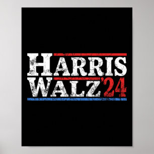 Election Kamala Harris Tim Waltz 2 Poster