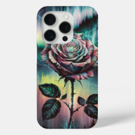 Electric Aurora Rose Northern Lights Gotische Blum Case-Mate iPhone Hülle